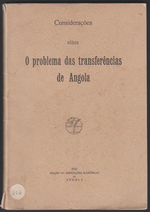 CONSIDERAÇÕES SÔBRE O PROBLEMA DAS TRANSFERÊNCIAS DE ANGOLA